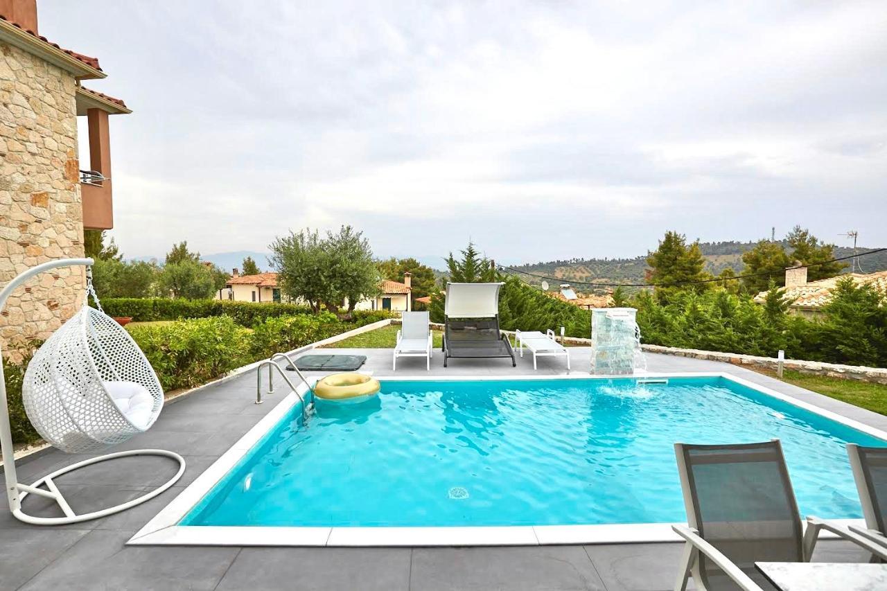 Earthy Boutique Luxurious House -Marble Luxury House Villa Paliouri Eksteriør billede