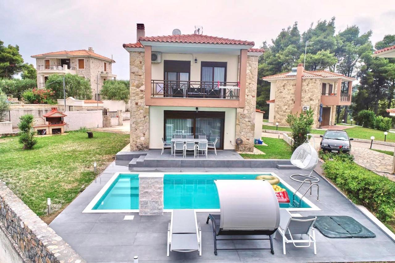 Earthy Boutique Luxurious House -Marble Luxury House Villa Paliouri Eksteriør billede